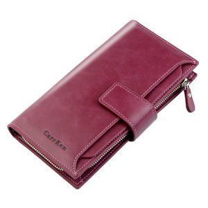 Men's zipper Long Wallet